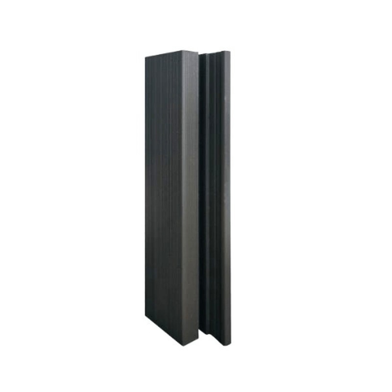 Composite Slatted Cladding External Corner - 56mm x 49.5mm x 3.6mtr Charcoal