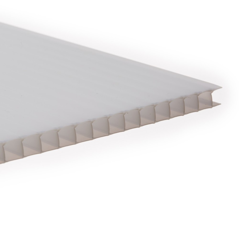 PolyX Polycarbonate Sheet Twinwall - 10mm x 1000mm x 2mtr Opal
