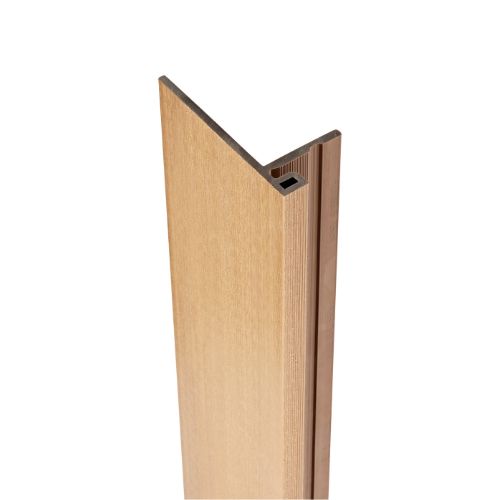Ecoscape Composite Slatted Cladding Reveal Trim - 3.6Mtr Natural Oak