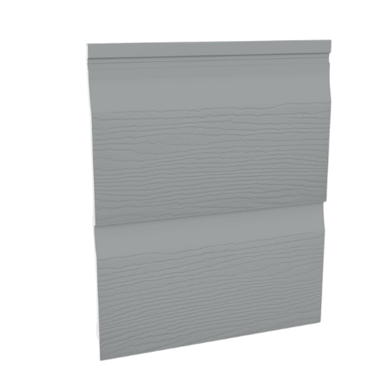 Freefoam Grey Embossed Double Shiplap Cladding - 333Mm X 5Mtr Storm - Pack 2 - Image 2