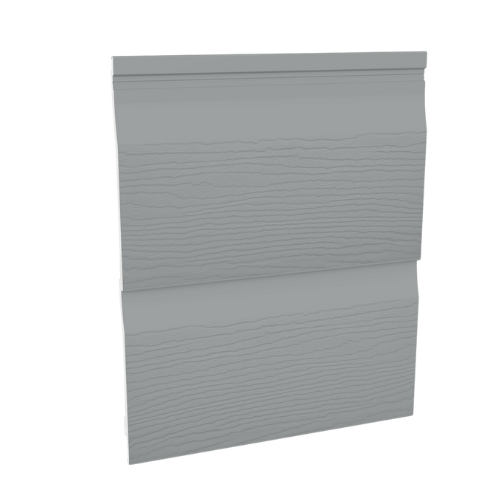 Embossed Double Shiplap Cladding - 333mm x 5mtr Storm Grey - Pack 2