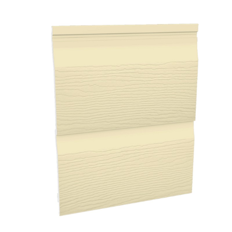 Embossed Double Shiplap Cladding - 333mm x 5mtr Sand - Pack 2