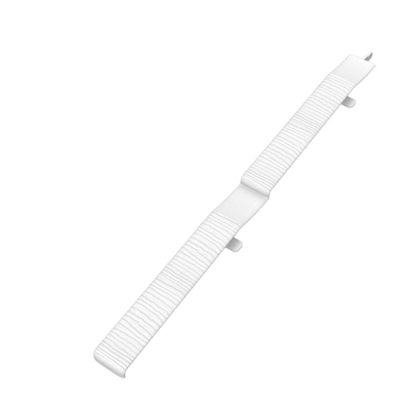 Embossed Double Shiplap Cladding Butt Joint - White