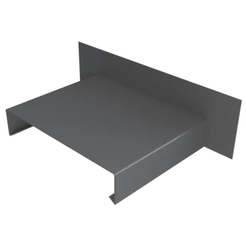 Aluminium Coping Upstand for 241-300mm Wall - 360mm Anthracite Grey (7016 Matt)