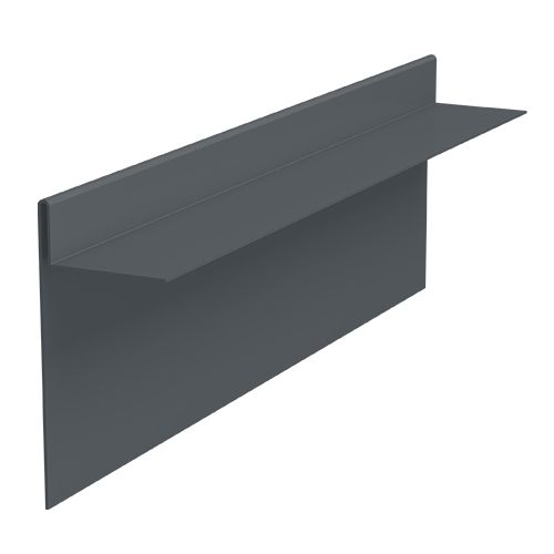 Tamlyn Anthracite/Grey Fibre Cement Cladding Aluminium Vertical Trim - 3Mtr