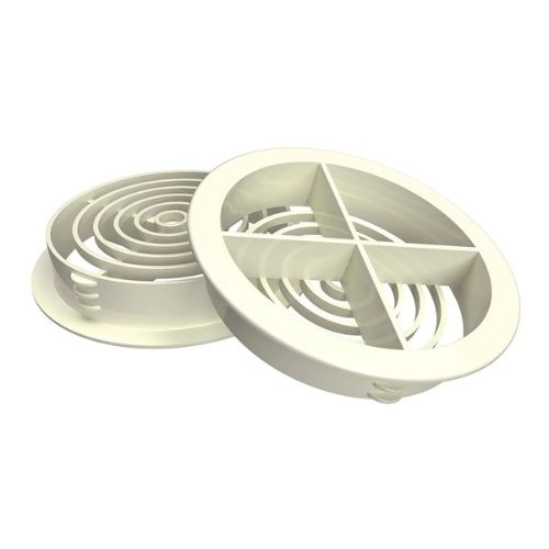 Freefoam White Circular Soffit Vent