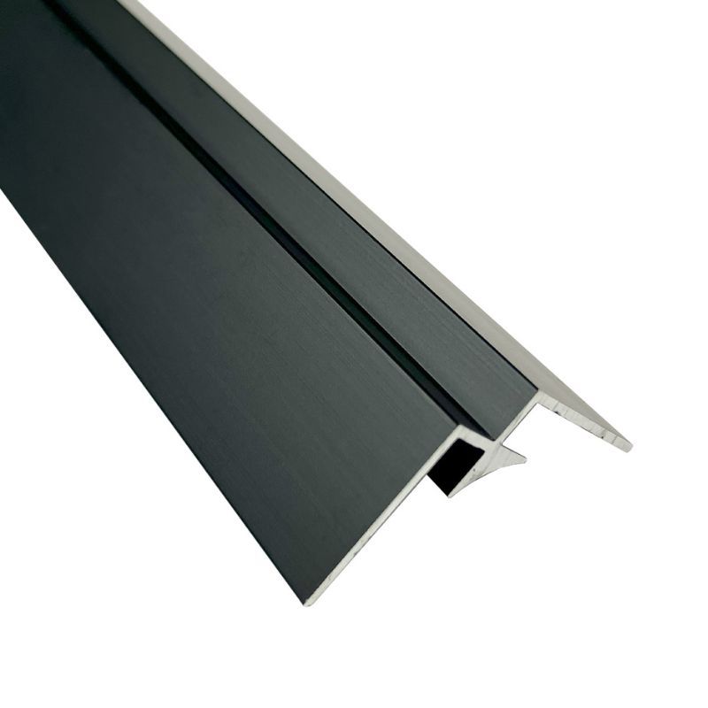 Compact Composite Wall Panel 4mm Internal Corner - 2440mm Black Tile