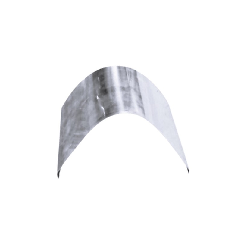 Zinc Curved / Half Round Roof Ridge - 230mm Side x 2.4mtr