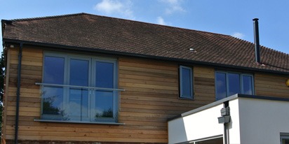 Anthracite Grey Guttering and Roofline - Warmlake Road, Sutton Valence, Kent