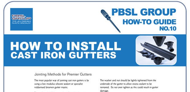 Cast Iron Gutter Installation