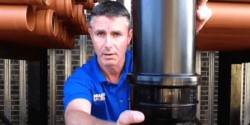 Connecting PVC Soil Pipes To Cast Iron Or Asbestos Cement (Video)