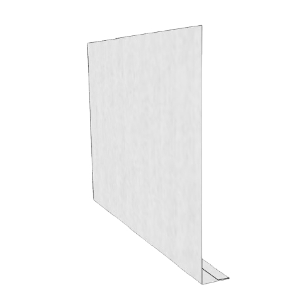 Zinc fascia board