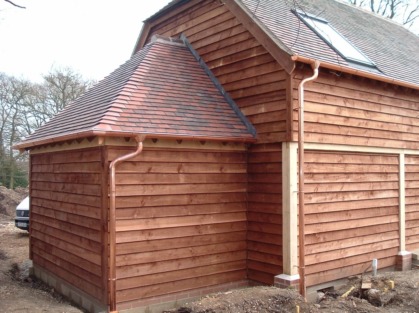 Copper On Wood House Copper On Wood House